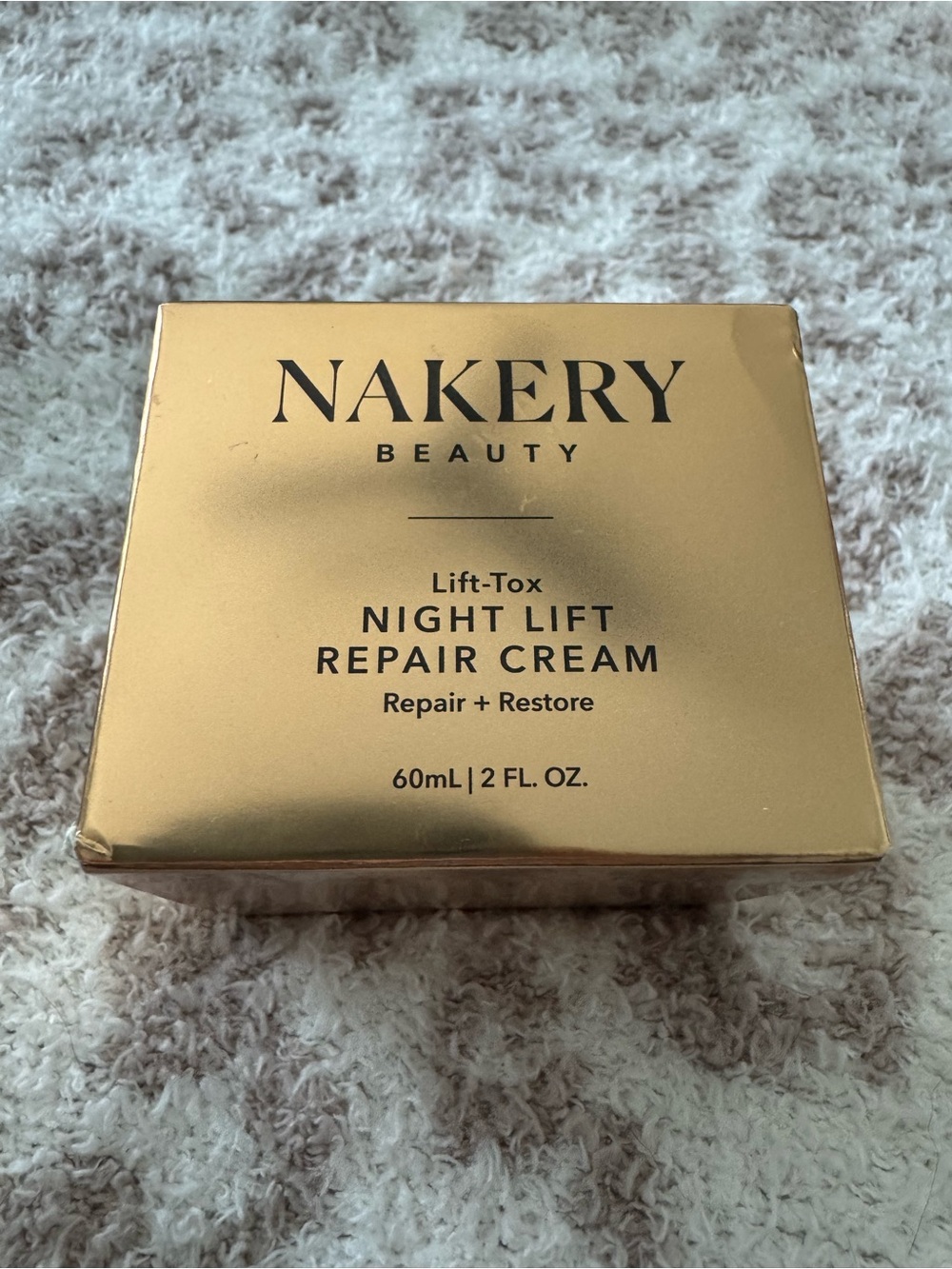 Nakery Beauty Night Lift Repair Cream - Gold Box